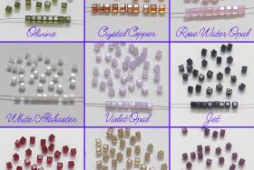 Swarovski 5601 Cube Bead 4mm wedding decorations jewelry supplies vintage craft supply