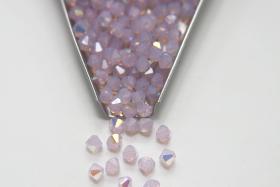5mm Violet Opal Aurore Boreale Swarovski Bicone rainbow beads jewelry making couture embroidery materials