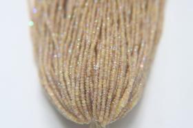 11/0 Hanks Charlotte Cut Beads Patina Opal Neon Yellow Aurore Boreale PREMIUM SEED BEADS Native Supplies truecuts beads