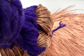 Copper Metallic French Wire, Bullion Wire, Gimp Wire for embroidery craft