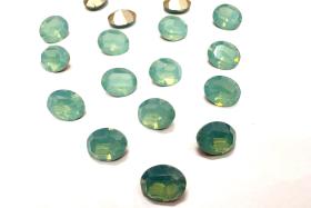 Vintage Swarovski 8x6 mm Oval Shape 4100 Premier Aquamarine Crystal Rhinestones gemstones jewlery making color zirconium