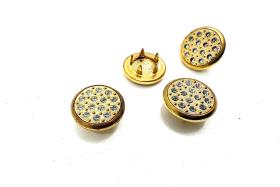 12MM Swarovski Pave Crystal Jeans Button 178011 Swarovski Crystal vintage articles jacket buttons