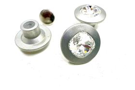 17mm Designer edition Swarovski Jeans Buttons Swarovski Crystal vintage articles