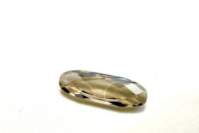 Vintage Swarovski 4161 Long Classical Oval 21x7mm Crystal Satin unfoiled (2 Pieces) gemstones, jewlery making, color zirconium