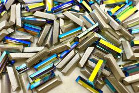 10x3 mm Swarovski 4500 Black Diamond Aurore Boreale Baguette Fancy Stone  gemstones jewlery making color zirconium