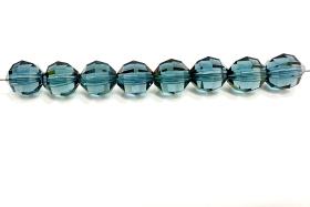 5004 Swarovski 8mm crystal bead round geometric cut in Montana jewelry making beads
