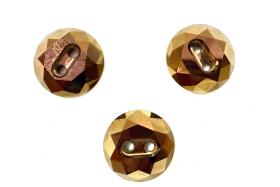 Jet Nut (3002) Swarovski Crystal Square Faceted Buttons for Sewing Projects - 12mm Vintage Crystal Button Beads and Jewelry Supplies