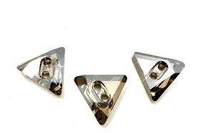 12mm Swarovski 3028 Triangle Crystal Satin Button vintage crystals Button vintage crystals