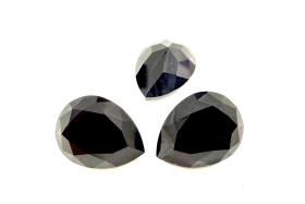 Vintage Swarovski 20x15 mm Jet Unfoiled Pear Shape 4320 Premier Crystal Rhinestones gemstones jewlery
