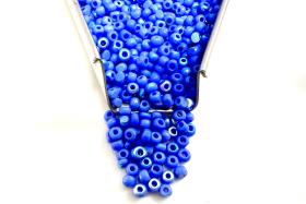 11/0 Charlotte Cut Beads Patina Opaque Light Blue Aurore Boreale PREMIUM MATERIALS native supply