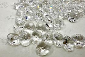Swarovski 6028 Xilion Oval Silver Night 8mm crystal Swarovski pendant crystal stone drop jewelry pendant PREMIUM Materials
