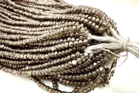 11/0 Hanks Charlotte Cut Beads Ionized Crystal Satin 1/5/25/50/100 Hanks PREMIUM SEED BEADS, Native Supplies