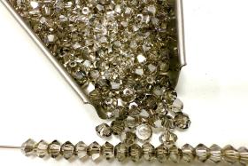 3mm Crystal Satin Swarovski Bicone 5301 Beads Jewelry findings embroidery materials jewelry making
