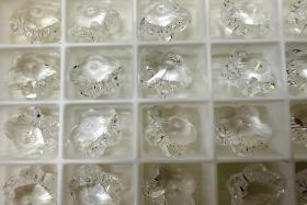 Swarovski Element 6744 12mm Flower Pendant Crystal Pendant Beads Crystal drops vintage findings jewelry making wedding decorations
