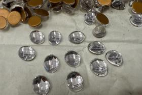 Swarovski 10x8 mm Vintage 2190 Crystal Foiled Flat Back Oval Cabochon Cabs