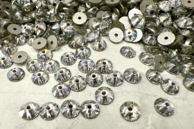 Swarovski Crystal Blue Shade 4MM Xirius Lochrose SEW ON STONES 3188 embroidery materials couture material