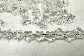 6mm Swarovski 5744 Faceted Flower Crystal Beads side drilled Premium Supply