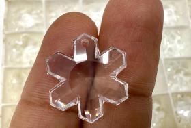 SWAROVSKI Crystal Snowflake Pendants Article# 6707 20mm,Snowflakes vintage findings jewelry making