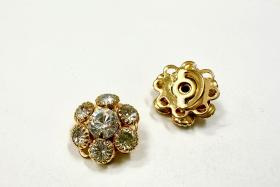 Swarovski Crystal Riveted 13mm Crystals, Victorian Classic gold plated Design DIY Supplies wedding decorations