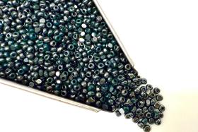 11/0 Charlotte true Cut Beads Ionized Opaque Emerald