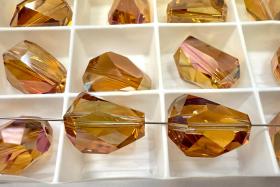 Swarovski Art 5524 CRYSTAL 16mm Cosmic Crystal Copper Beads