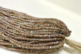 11/0 Hanks Charlotte Cut Beads Patina White Opal Antique Gold Lined Aurore Boreale PREMIUM SEED BEADS Native Supplies truecuts beads