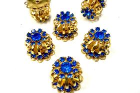 Swarovski Bird Cage Crystal in Sapphire