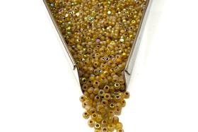 11/0 Charlotte true Cut Beads Patina Opal Neon Dark Yellow Aurore Boreale loose beads embroidery materials making jewelry native supply