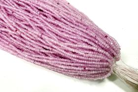 13/0 Charlotte Cut Beads, Light Amethyst Opal, Jewellery Supply