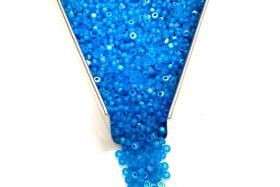 11/0 Charlotte Cut Beads, Patina Matt Dark Aqua Aurore Boreale, Embroidery Materials