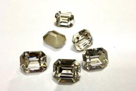 Vintage Swarovski Crystal Rhinestones, 10X8mm 2 PIECES Octagon (4600)