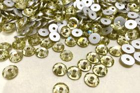4mm Preciosa Crystal Jonquil Flat Back Sew-On Stones