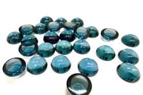 10 mm Swarovski Round Cabochon Cabs Article #2090/4 Vintage in Montana Unfoiled lat Back