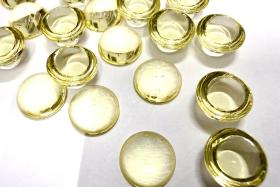 12 mm Swarovski Round Cabochon Cabs Jonquil unfoiled Article # 2090/4 Vintage Flat Back