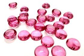 8 mm Swarovski Round Cabochon Cabs Rose unfoiled Article # 2090/4 Vintage Flat Back