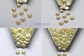 Swarovski Crystal Cabochon Pearl Hotfix Flat Backs, 7mm