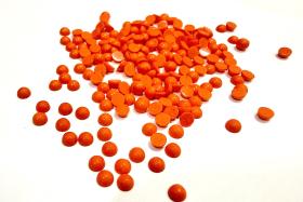 3mm Swarovski Opaque Sun Vintage Cabochons, Flat Back