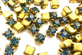 Swarovski Montana Montees, 16ss Vintage Rhinestones