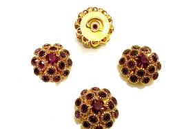 18 mm Vintage Gold plated Swarovski Embellishment DIY Supplies wedding decorations