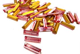 10x3 mm Swarovski 4500 Light Rose Baguette Fancy Stone  gemstones jewlery making color zirconium