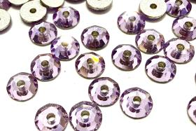 4mm Preciosa Crystal Violet Flat Back Sew-On Stones
