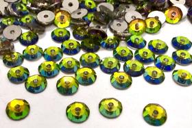 4mm Preciosa Crystal Vitrail Medium Flat Back Sew-On Stones