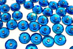3mm Preciosa Crystal Capri Blue Flat Back Sew-On Stones