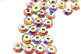 3mm Preciosa Crystal Aurore Boreale Flat Back Sew-On Stones