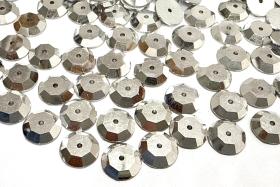 9mm Crystal Labrador Lochrose Stones – Preciosa Flat Back Sew-On Stones , Czech Beads