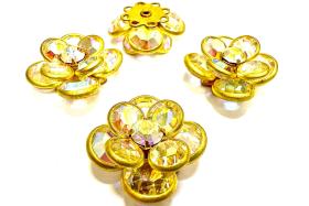 18 mm Vintage Crystal AB Swarovski Embellishment DIY Supplies wedding decorations