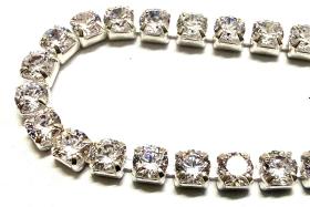 Clear Cubic Zirconia 6ss Silver Settings, Craft Embellishments