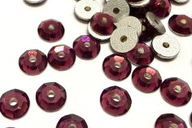 3mm Preciosa Crystal Amethyst Flat Back Sew-On Stones