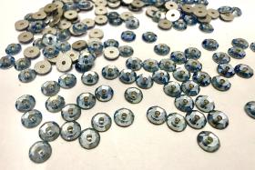 3mm Preciosa Crystal Light Sapphire Flat Back Sew-On Stones
