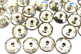 6mm Crystal Lochrose Stones – Preciosa Flat Back Sew-On Stones , Czech Beads